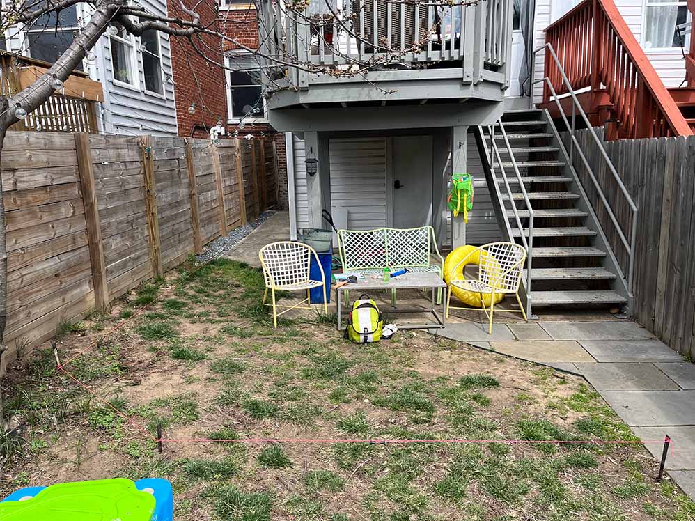 backyard before 3