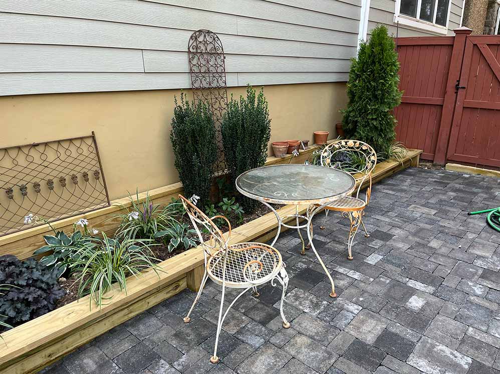plant bed after