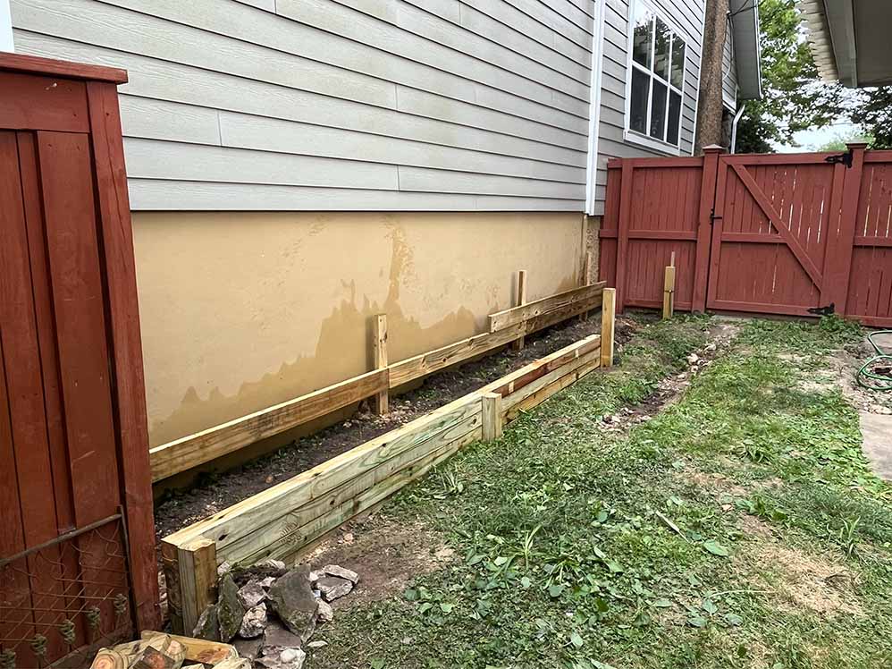 plant bed before